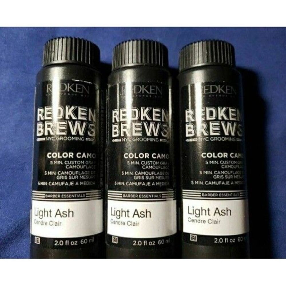 Redken Brews Camo Light Ash Trio. Fast Shipping!